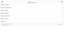 Tablet Screenshot of doubleedgedistributing.com